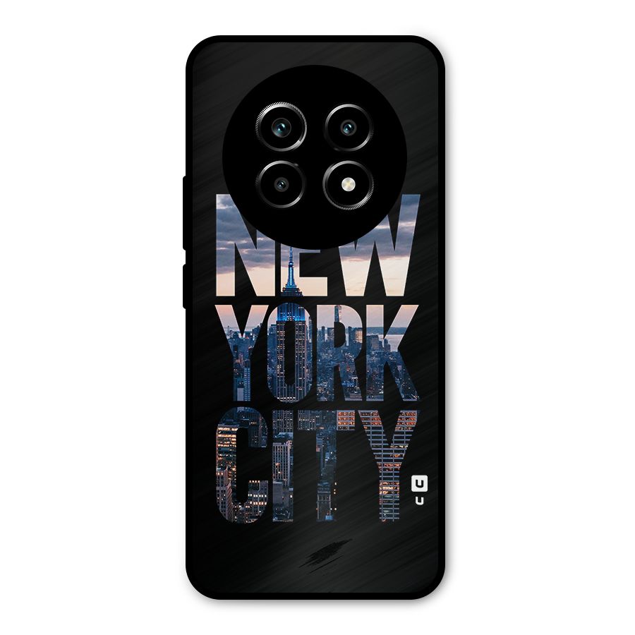 New York City Metal Back Case for Realme 13 Pro
