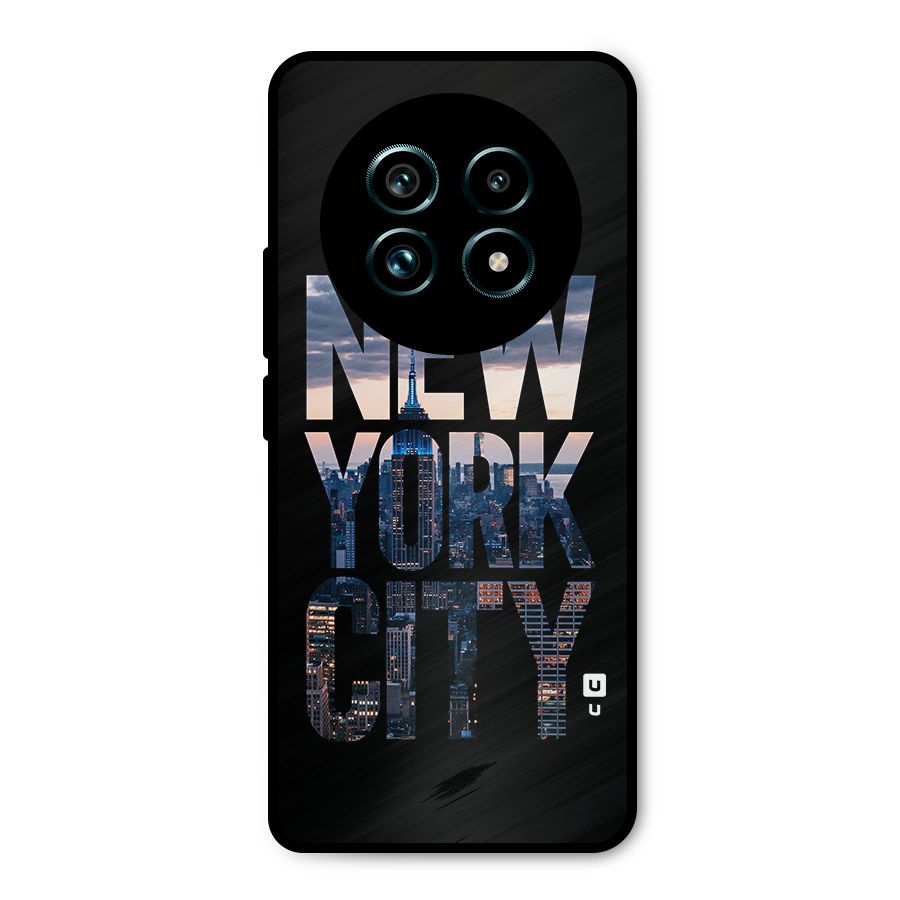 New York City Metal Back Case for Realme 13 Pro Plus