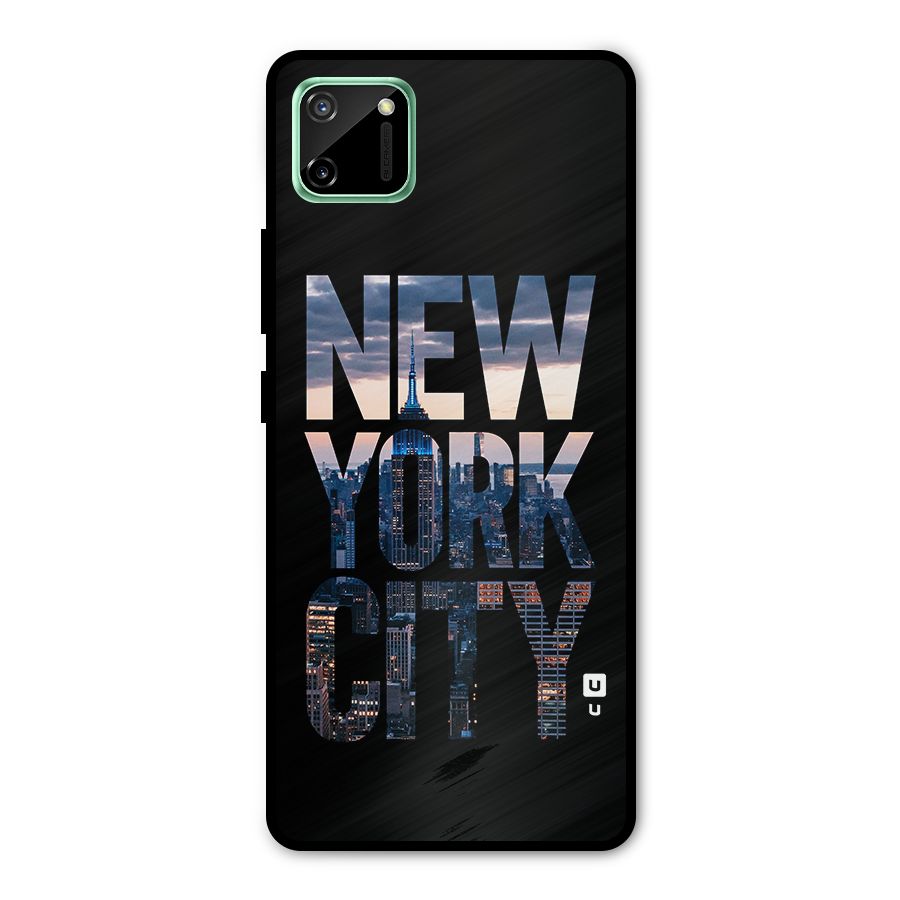 New York City Metal Back Case for Realme C11
