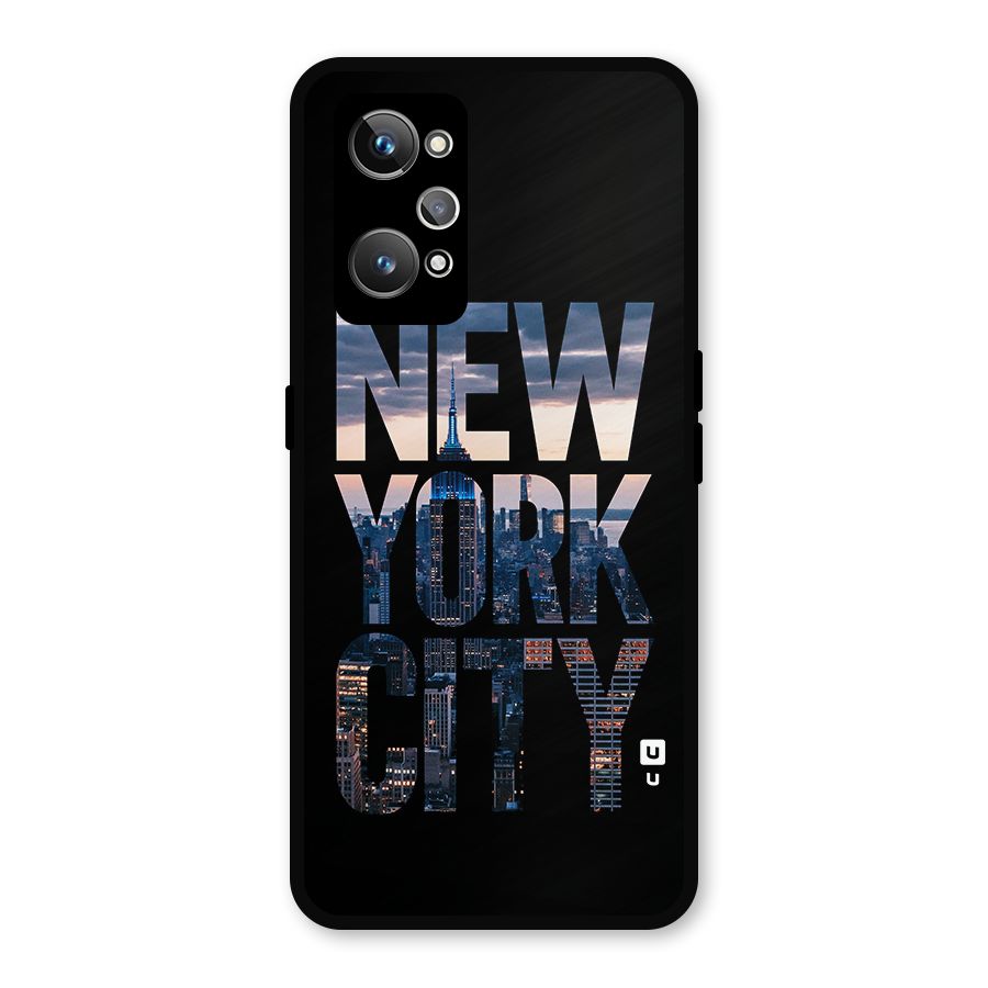 New York City Metal Back Case for Realme GT Neo2