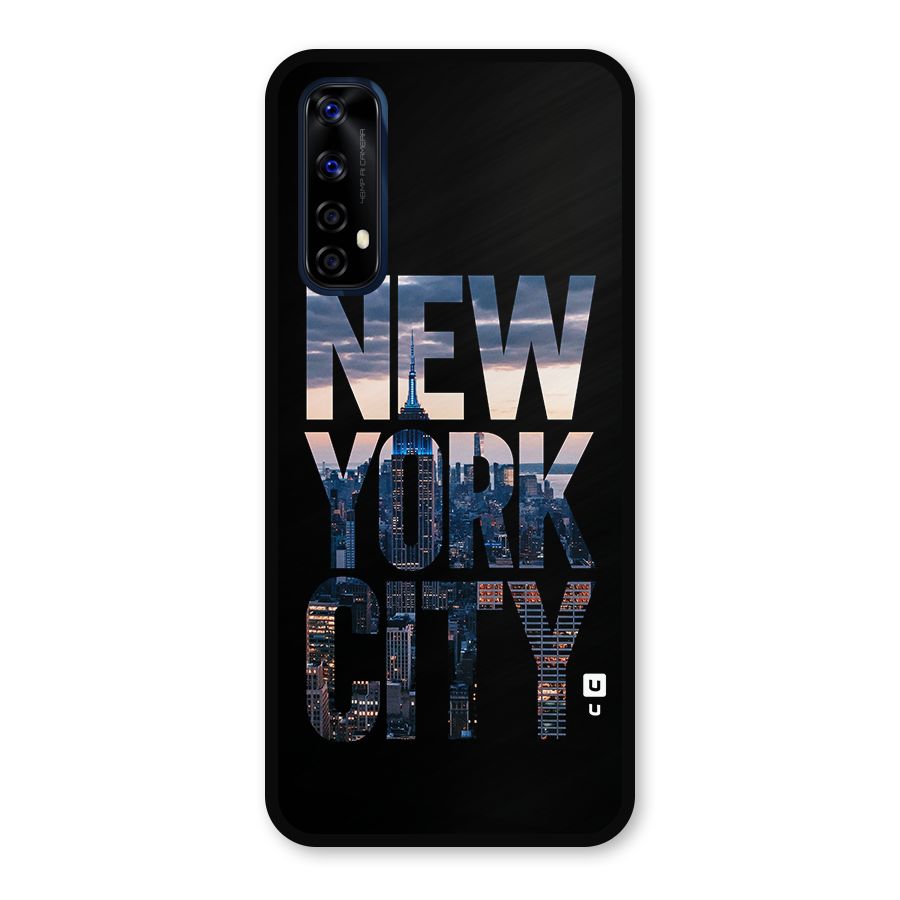 New York City Metal Back Case for Realme Narzo 20 Pro