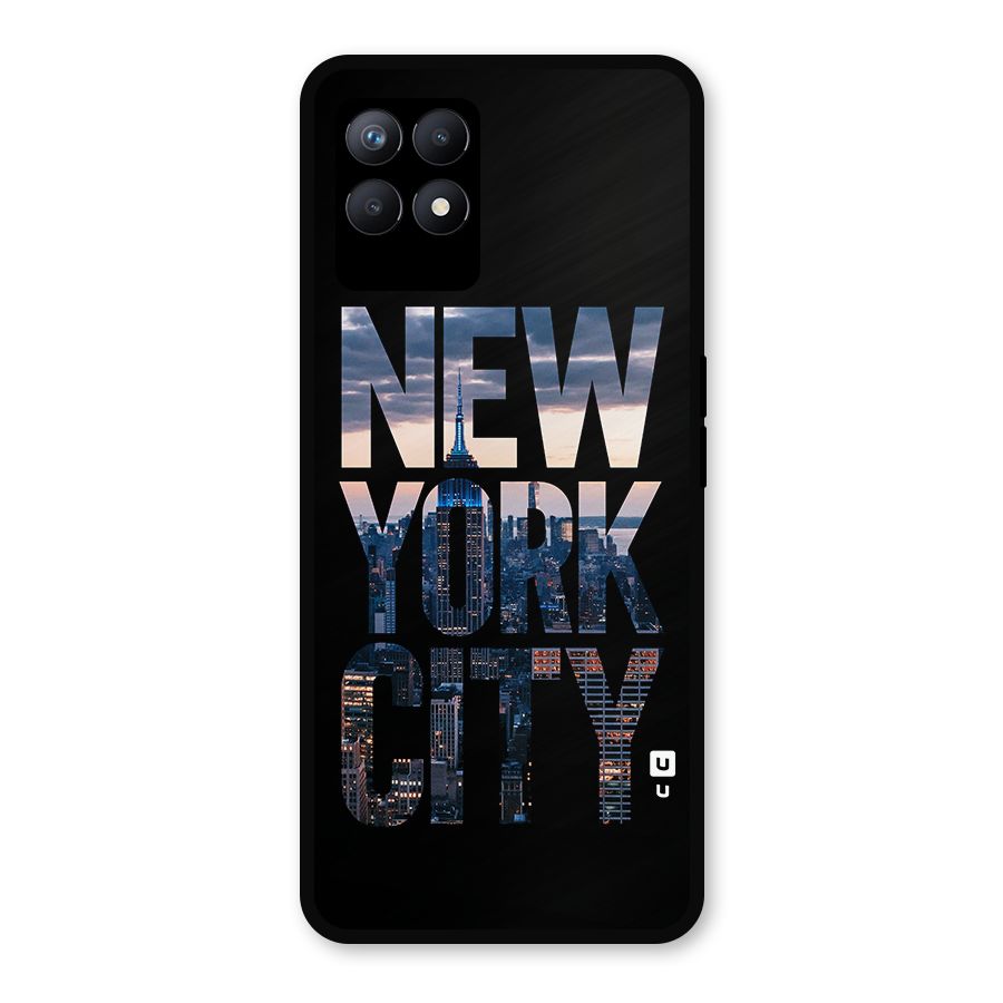 New York City Metal Back Case for Realme Narzo 50