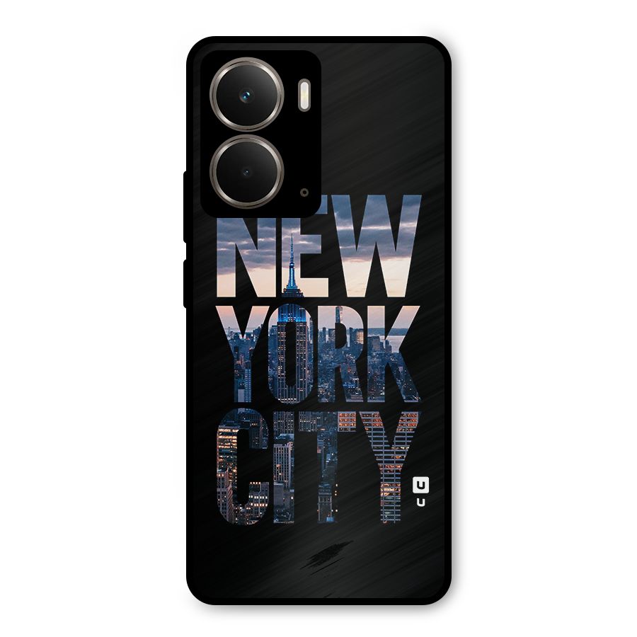 New York City Metal Back Case for Realme P3