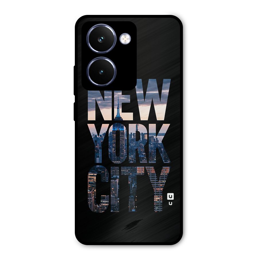 New York City Metal Back Case for Realme P3 Ultra