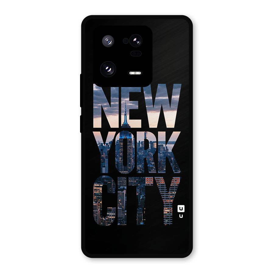 New York City Metal Back Case for Xiaomi 13 Pro