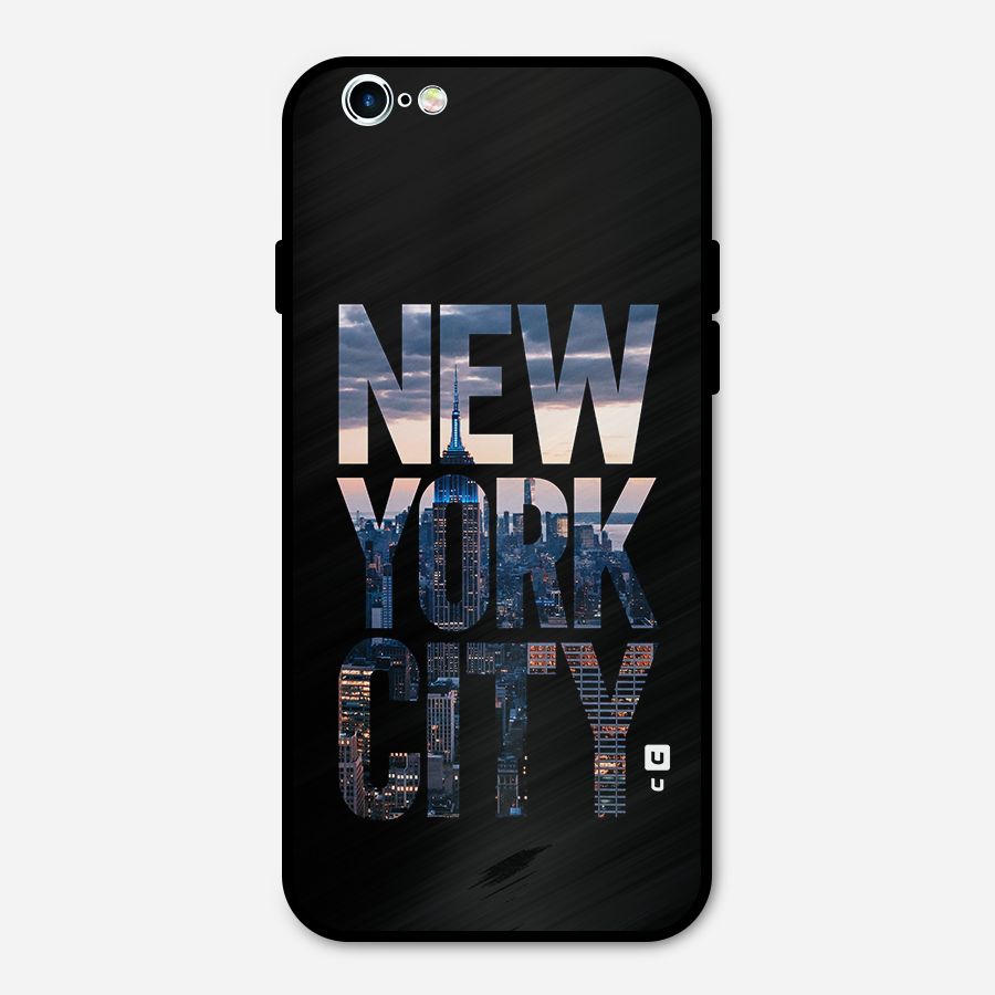 New York City Metal Back Case for iPhone 6 6s