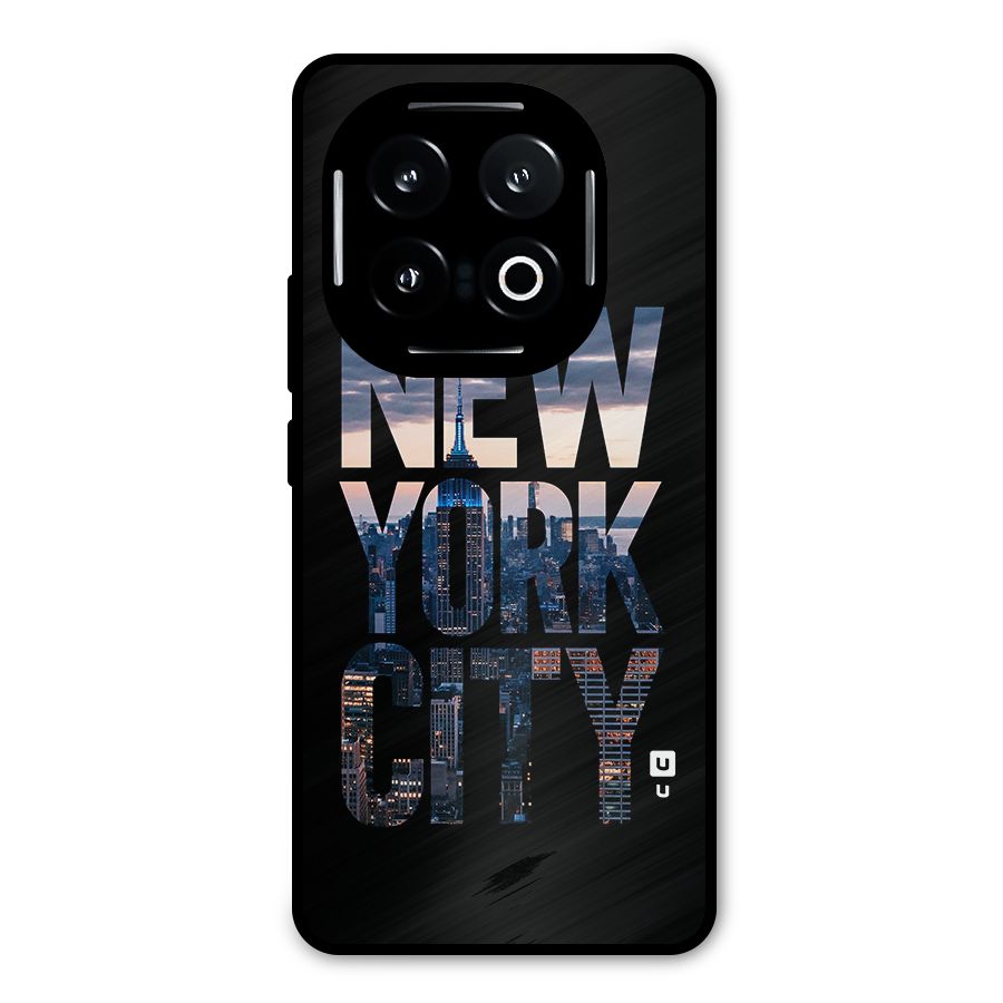 New York City Metal Back Case for iQOO 13