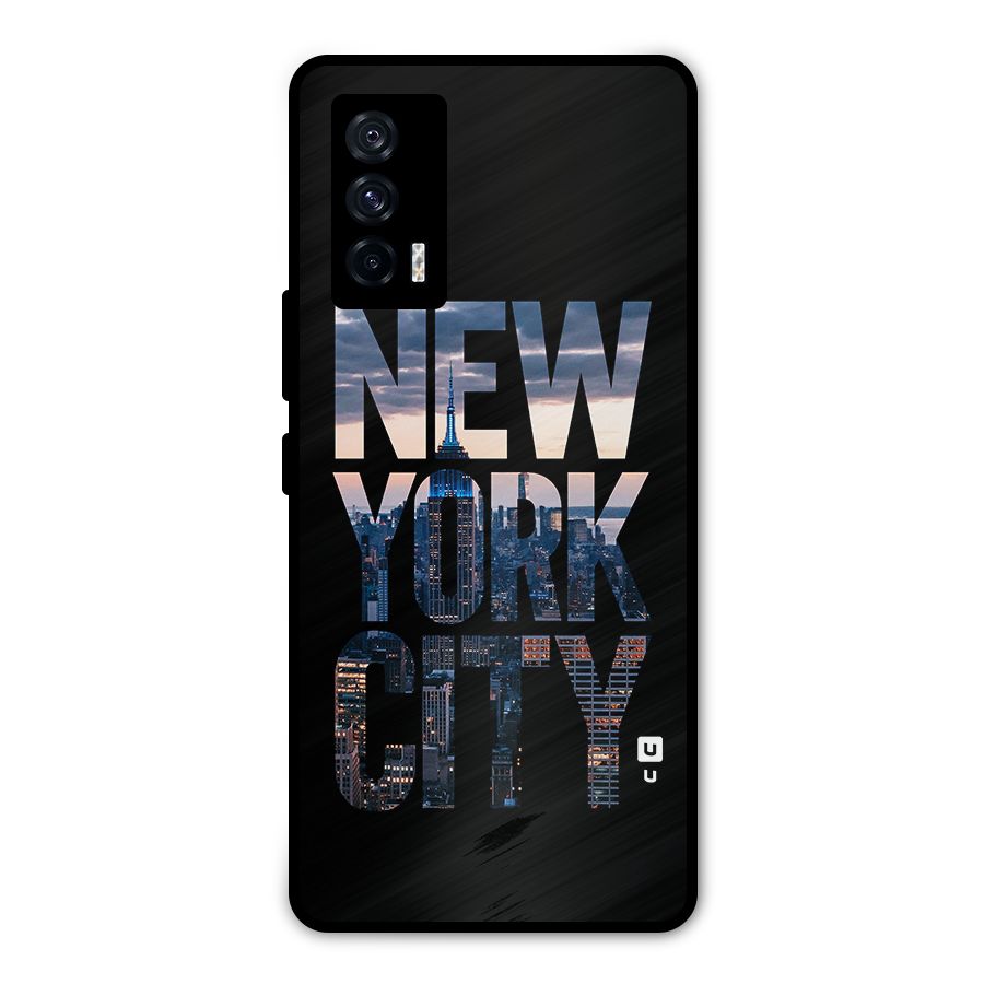 New York City Metal Back Case for iQOO 7 5G