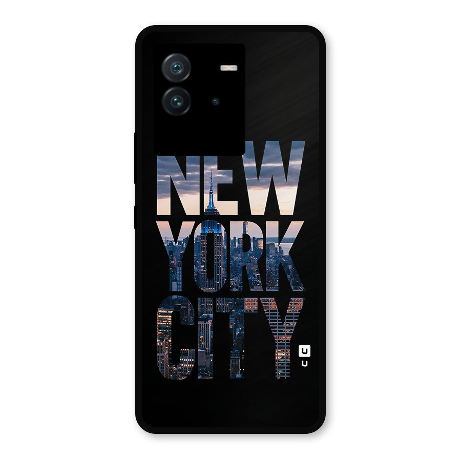 New York City Metal Back Case for iQOO Neo 6 5G