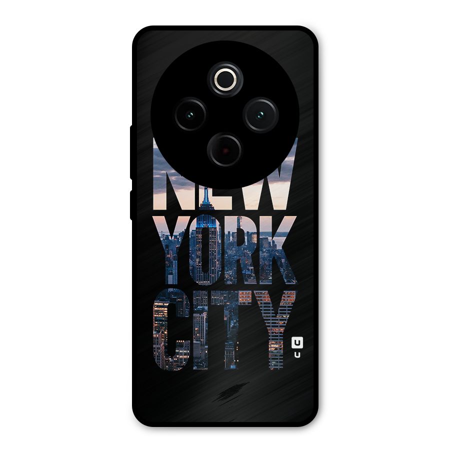 New York City Metal Back Case for iQOO Z10
