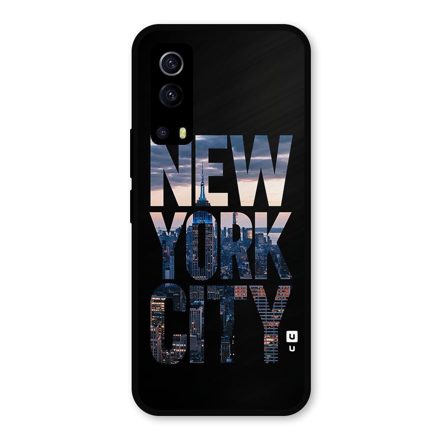 New York City Metal Back Case for iQOO Z3