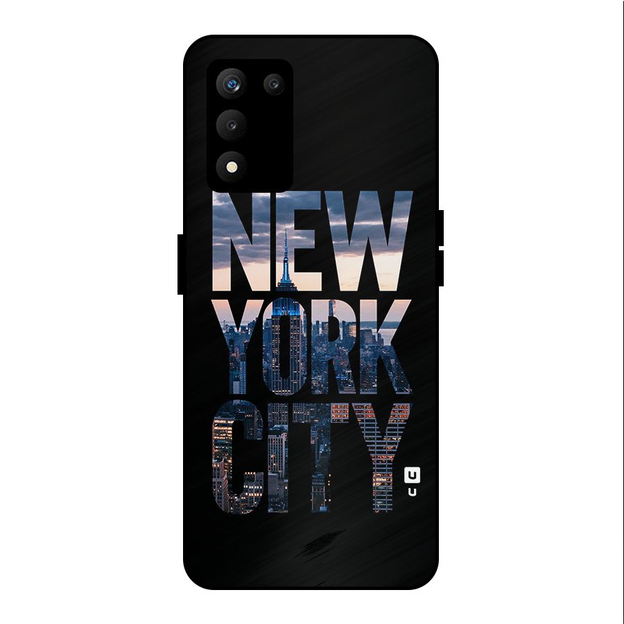 New York City Metal Back Case for realme 9 5G SE