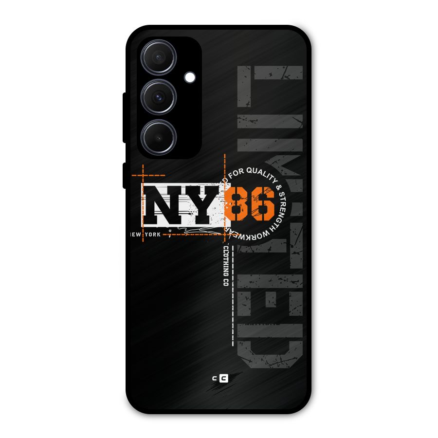 New York Limited Metal Back Case for Galaxy A35