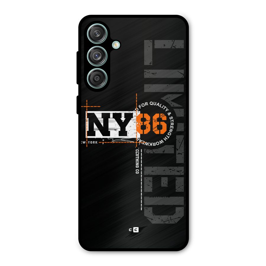 New York Limited Metal Back Case for Galaxy M55 5G