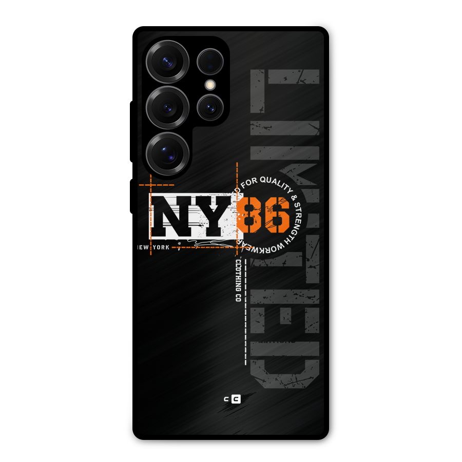 New York Limited Metal Back Case for Galaxy S25 Ultra