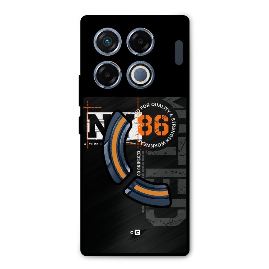 New York Limited Metal Back Case for Infinix GT 20 Pro