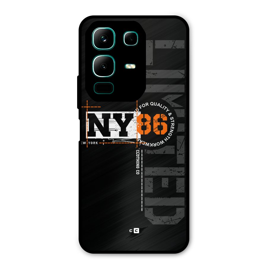 New York Limited Metal Back Case for Infinix Note 50x