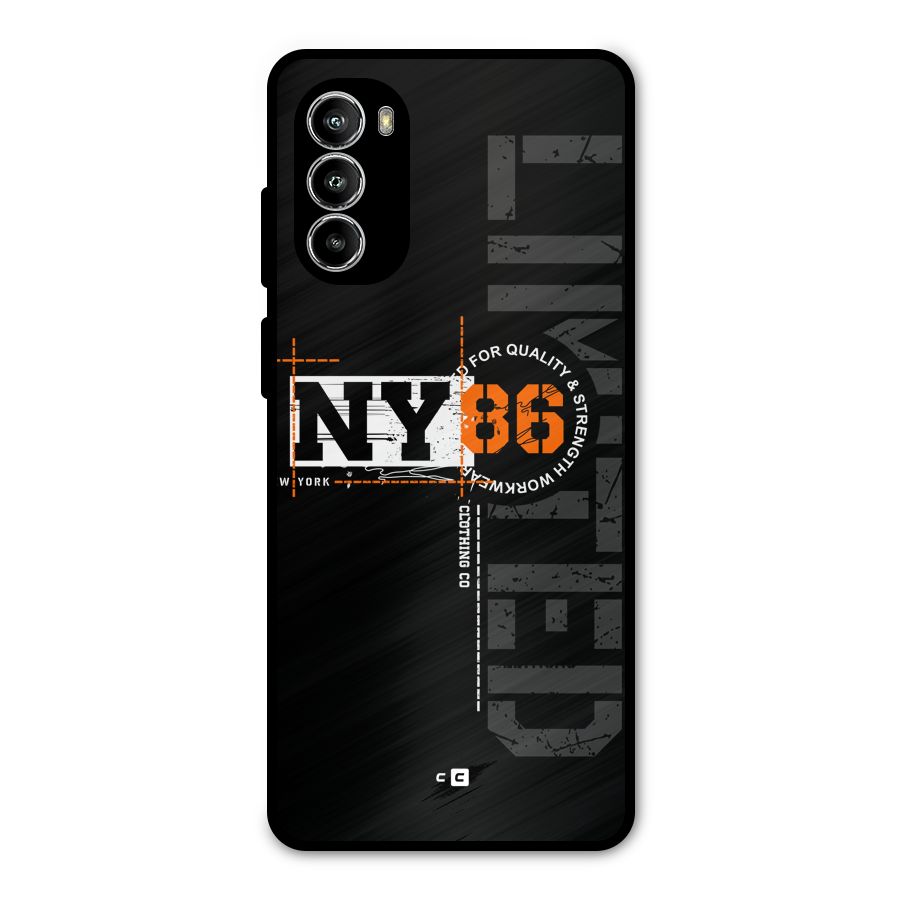 New York Limited Metal Back Case for Moto G52