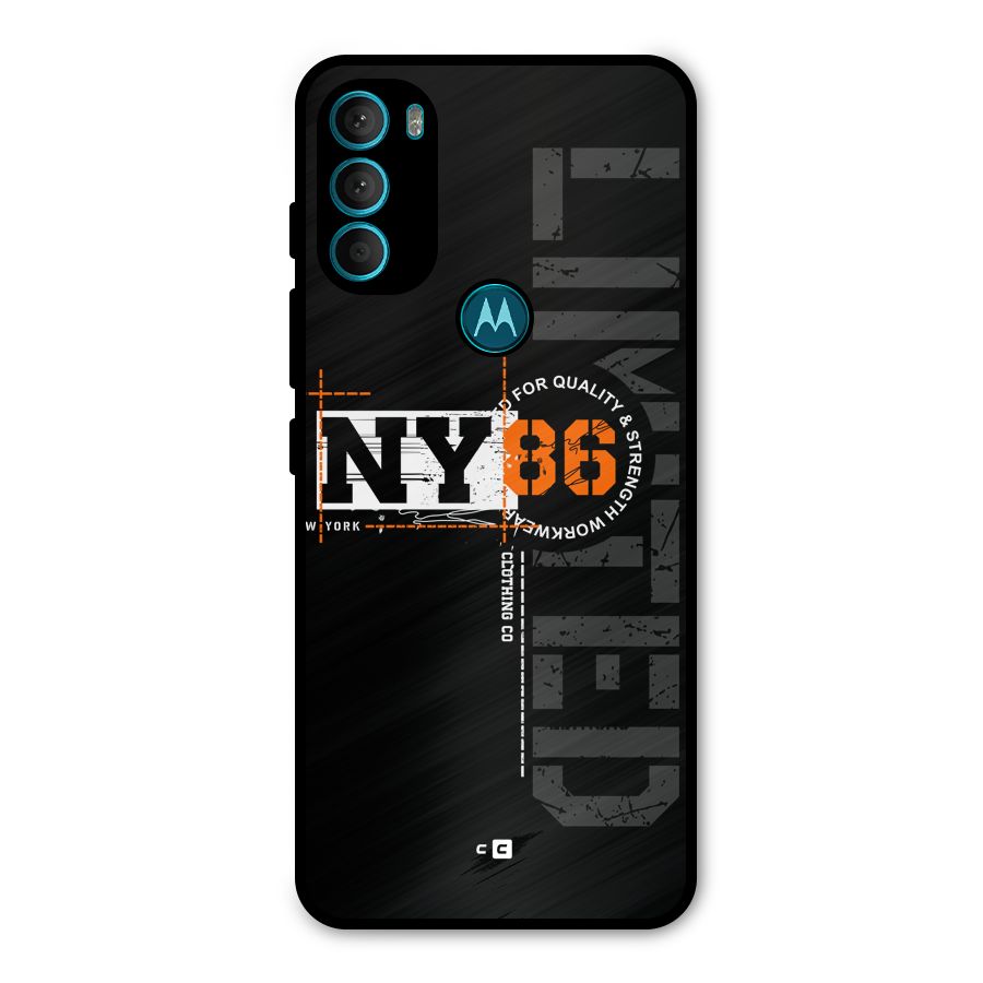 New York Limited Metal Back Case for Moto G71 5G