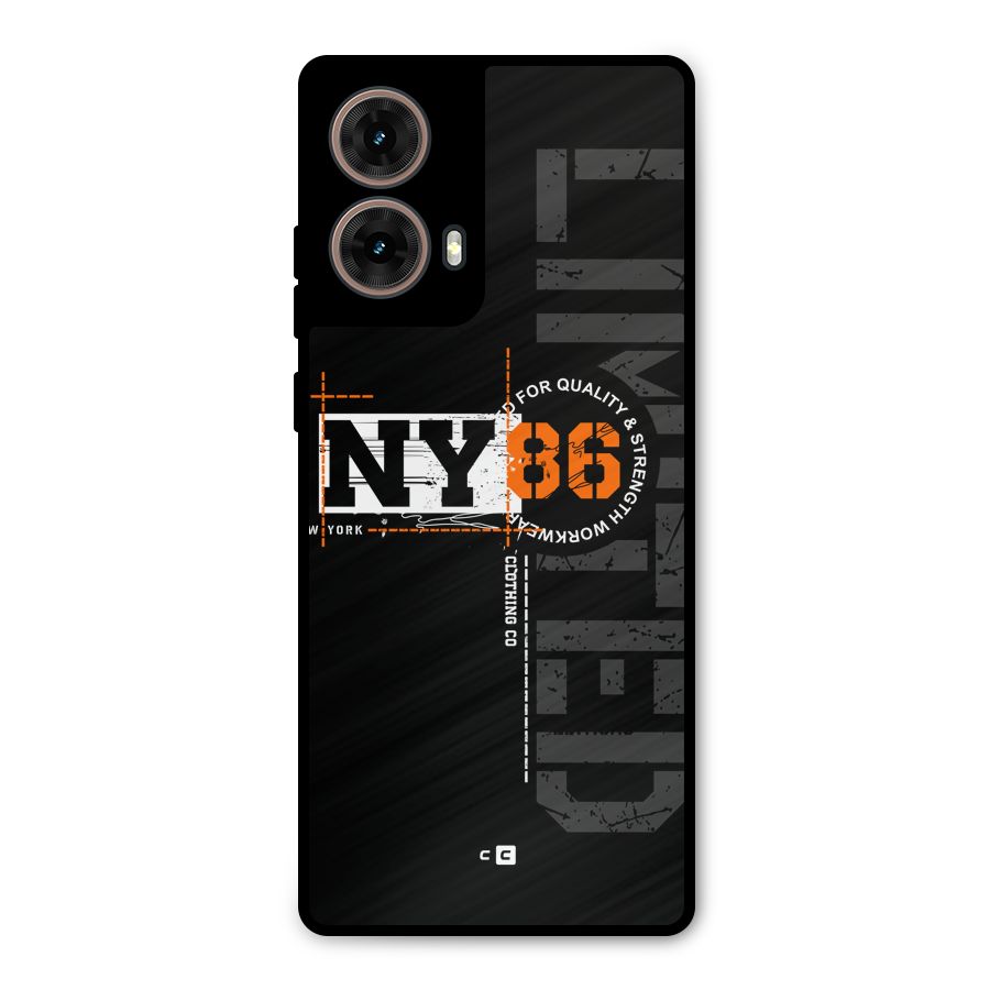 New York Limited Metal Back Case for Moto G85