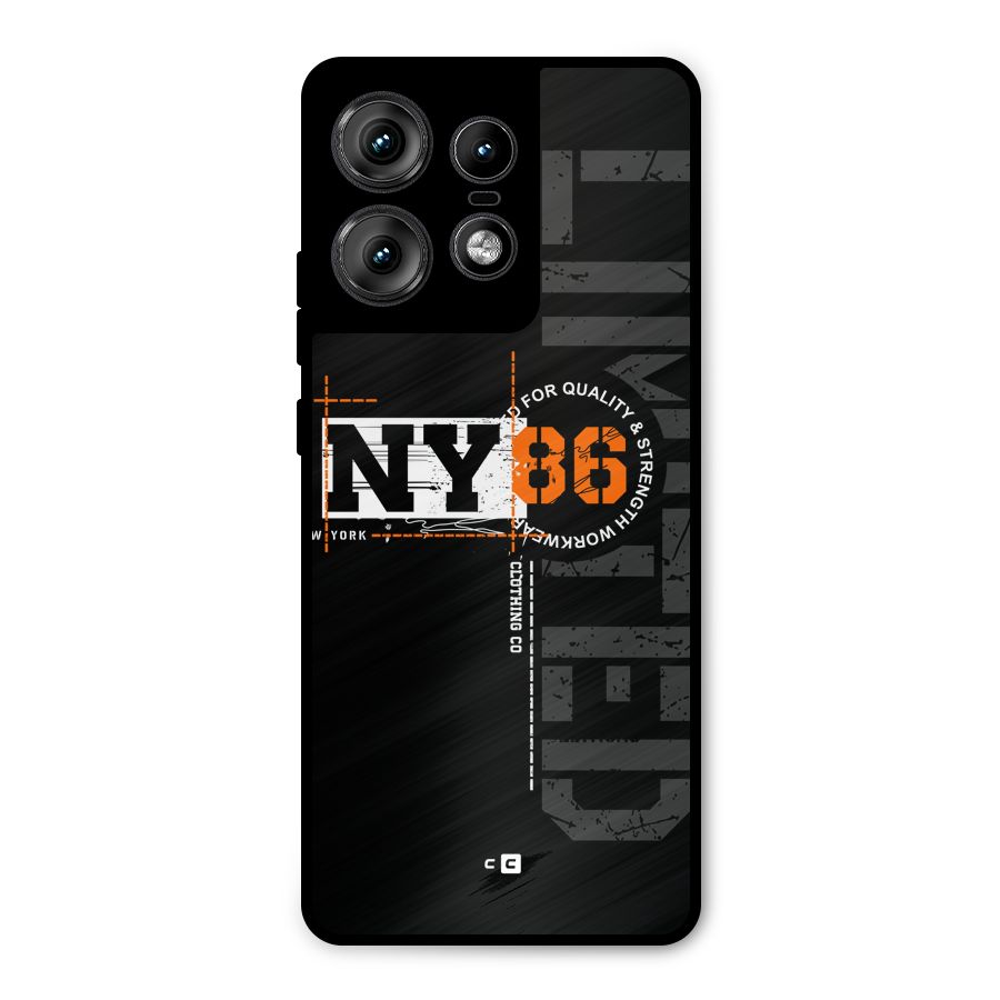 New York Limited Metal Back Case for Motorola Edge 50 Pro