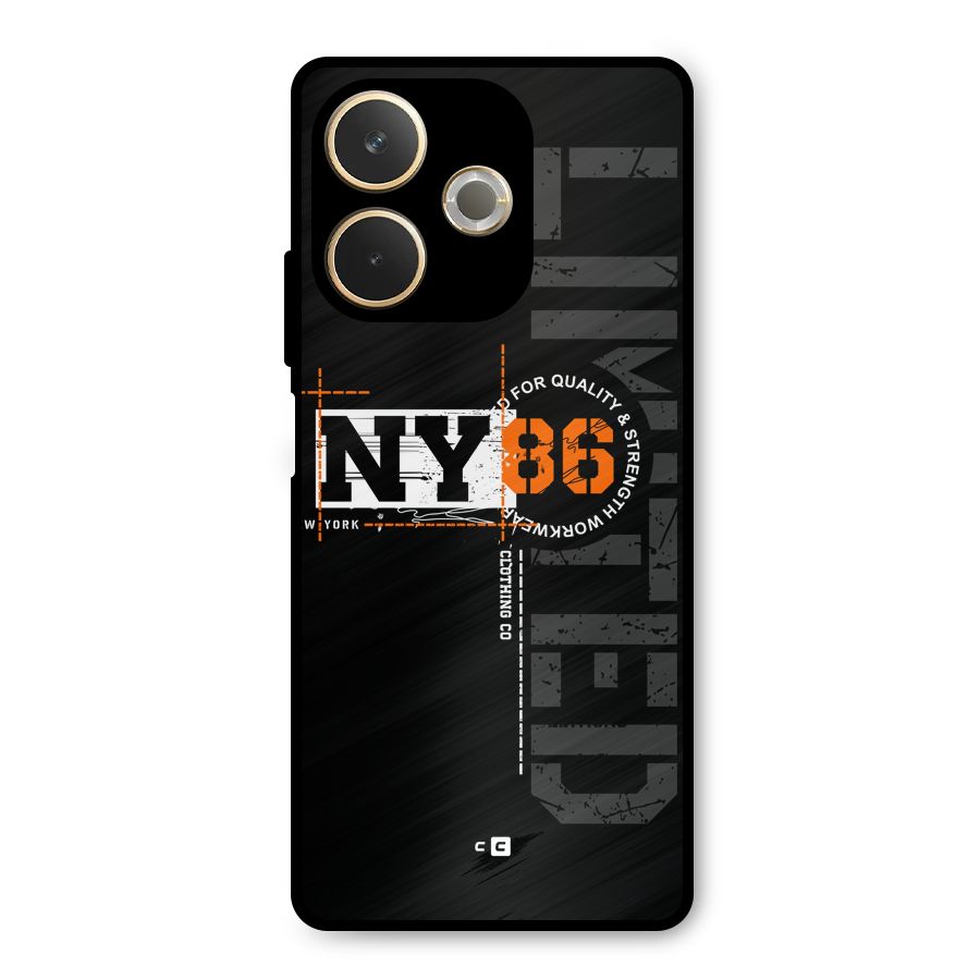 New York Limited Metal Back Case for Oppo A5 Pro