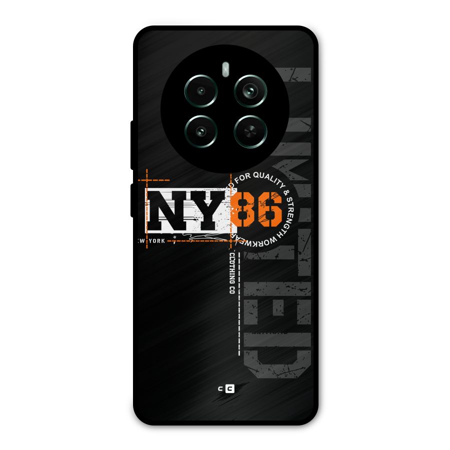 New York Limited Metal Back Case for Realme 12 Pro Plus