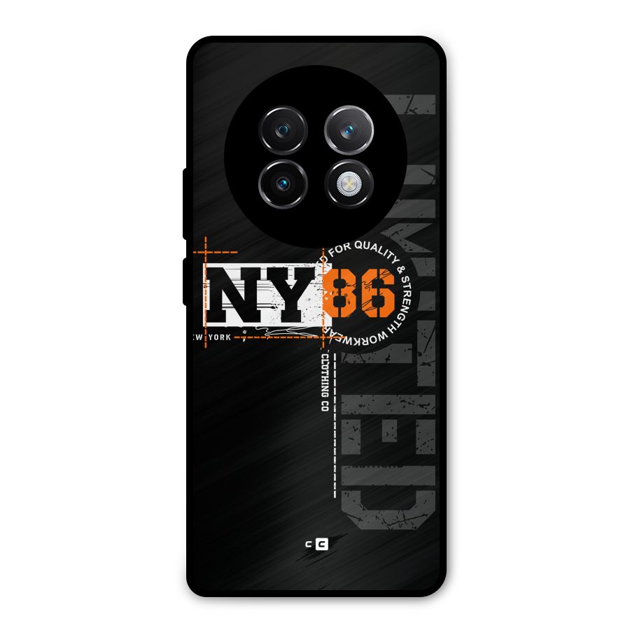 New York Limited Metal Back Case for Realme 13 Plus