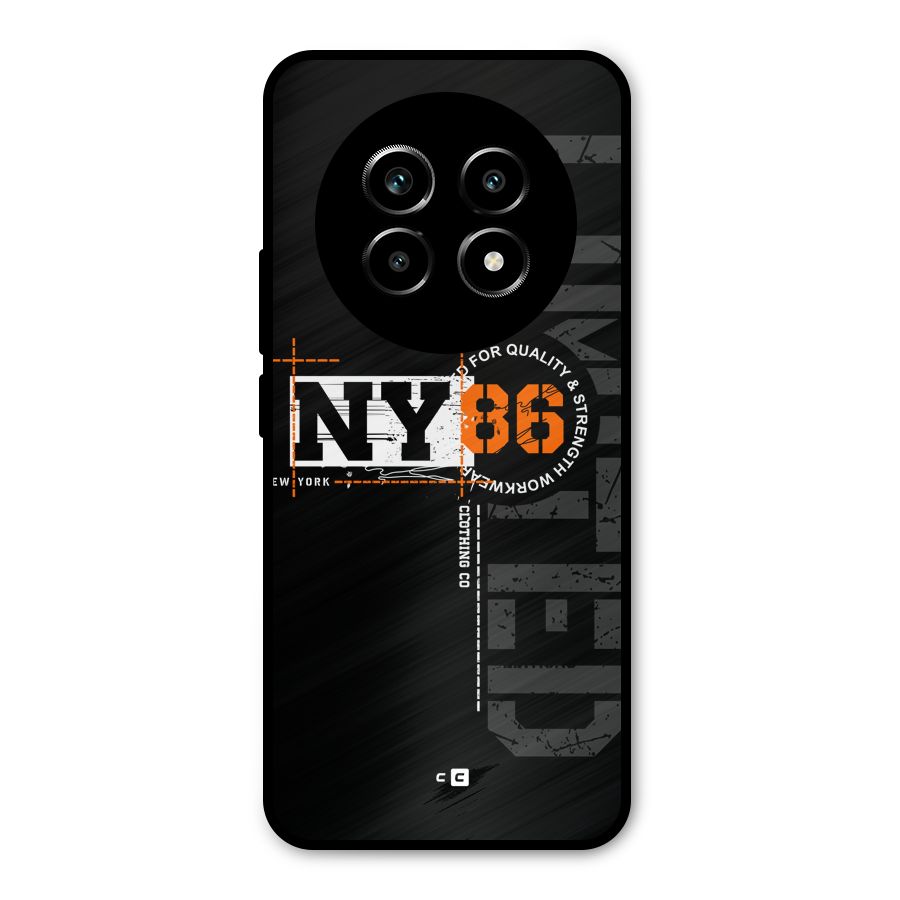 New York Limited Metal Back Case for Realme 14 Pro Lite