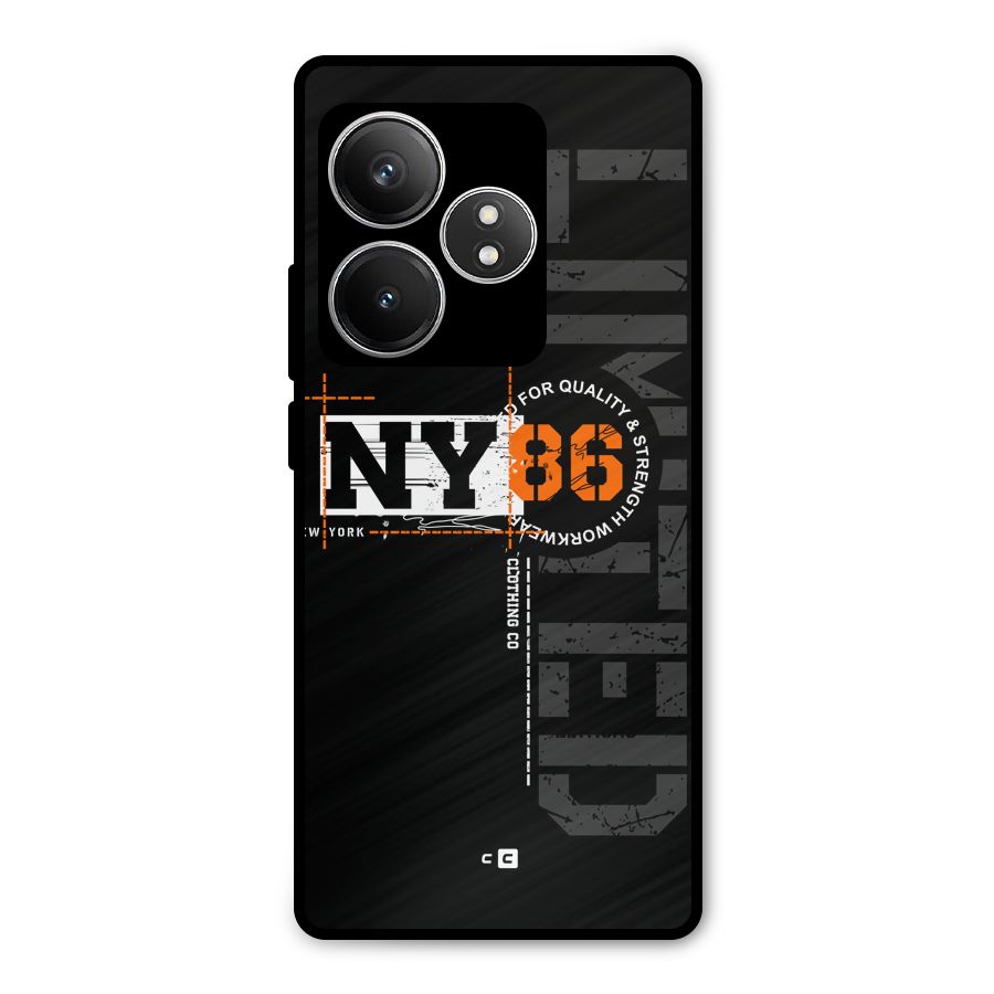 New York Limited Metal Back Case for Realme GT 6T