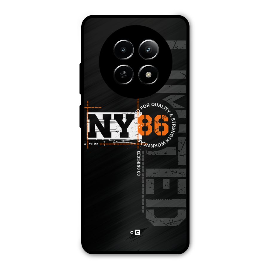 New York Limited Metal Back Case for Realme Narzo N65
