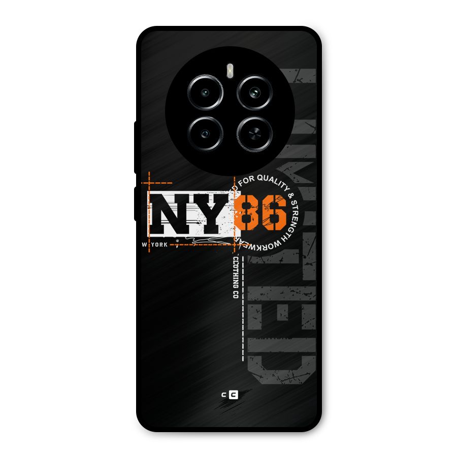 New York Limited Metal Back Case for Realme P1