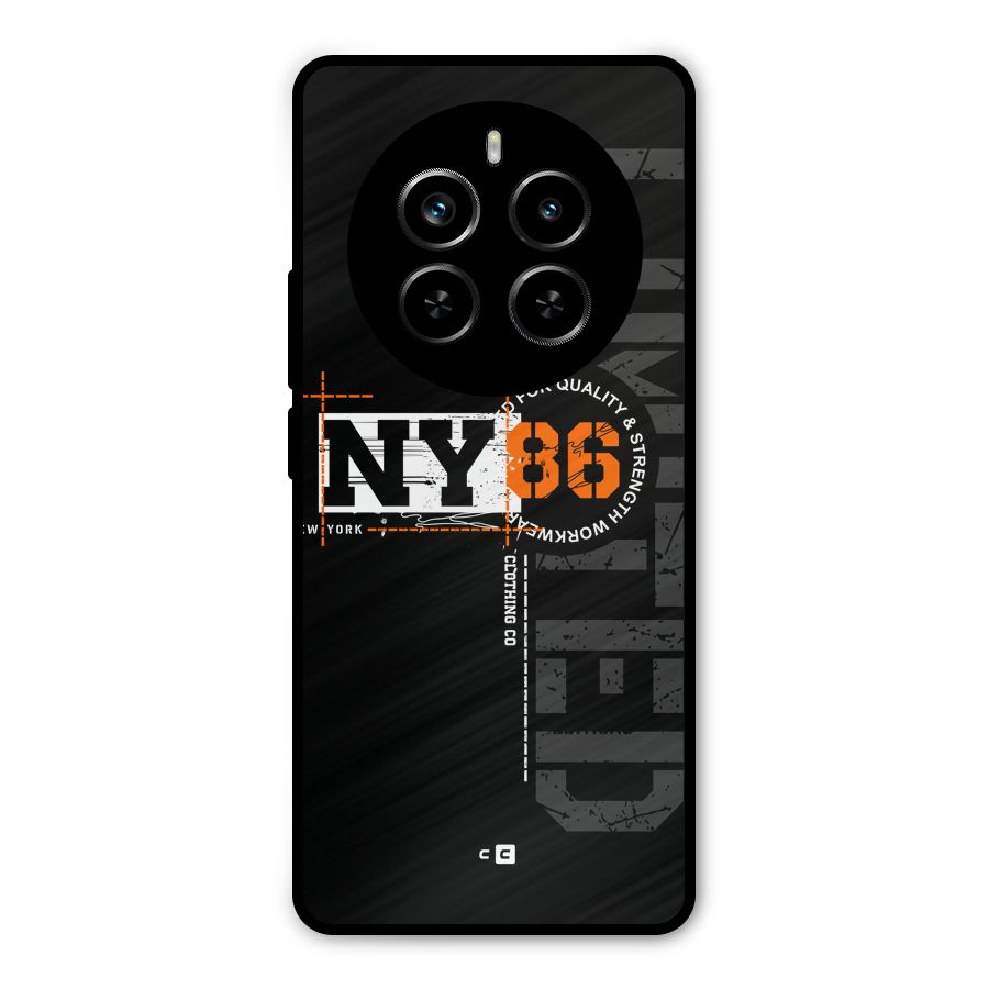 New York Limited Metal Back Case for Realme P1 Pro