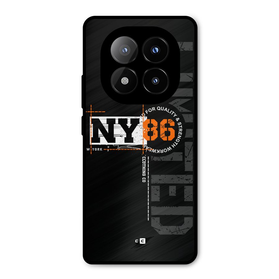 New York Limited Metal Back Case for Redmi Note 14 Pro Plus 5G