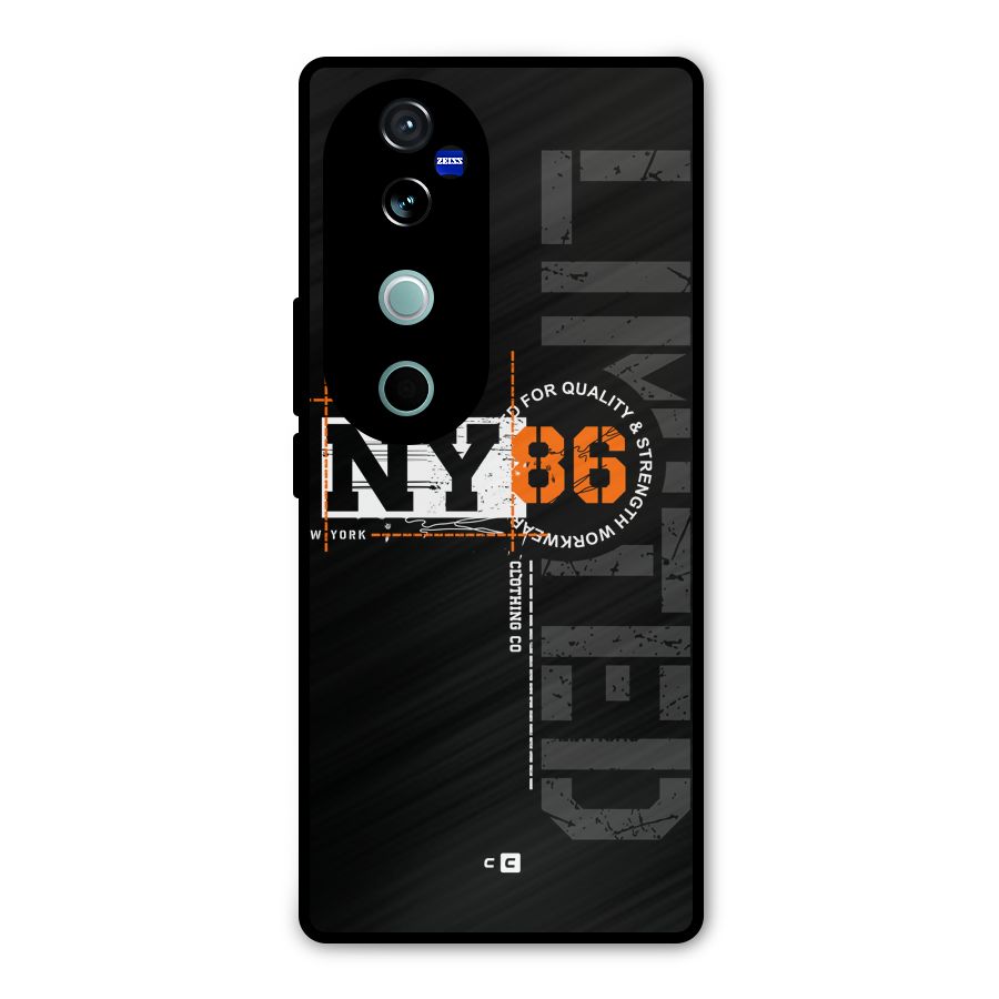 New York Limited Metal Back Case for Vivo V40