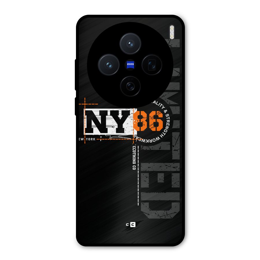 New York Limited Metal Back Case for Vivo X200