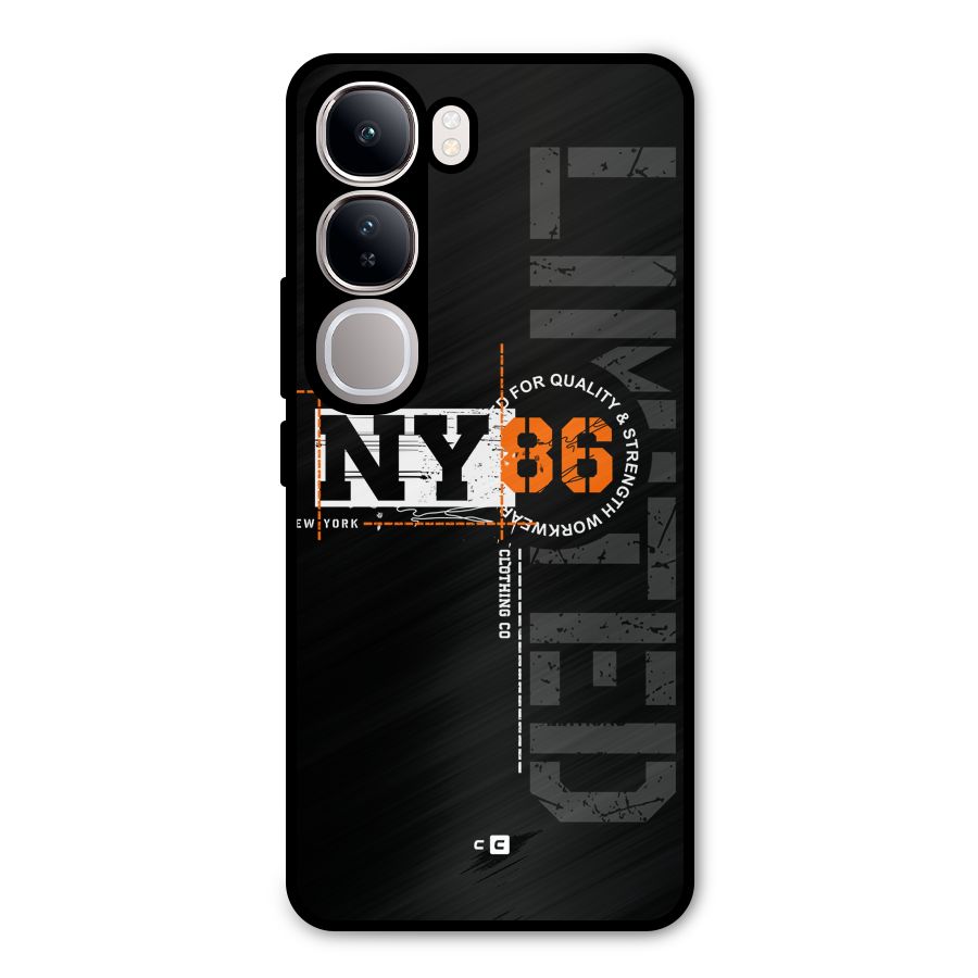 New York Limited Metal Back Case for Vivo Y300