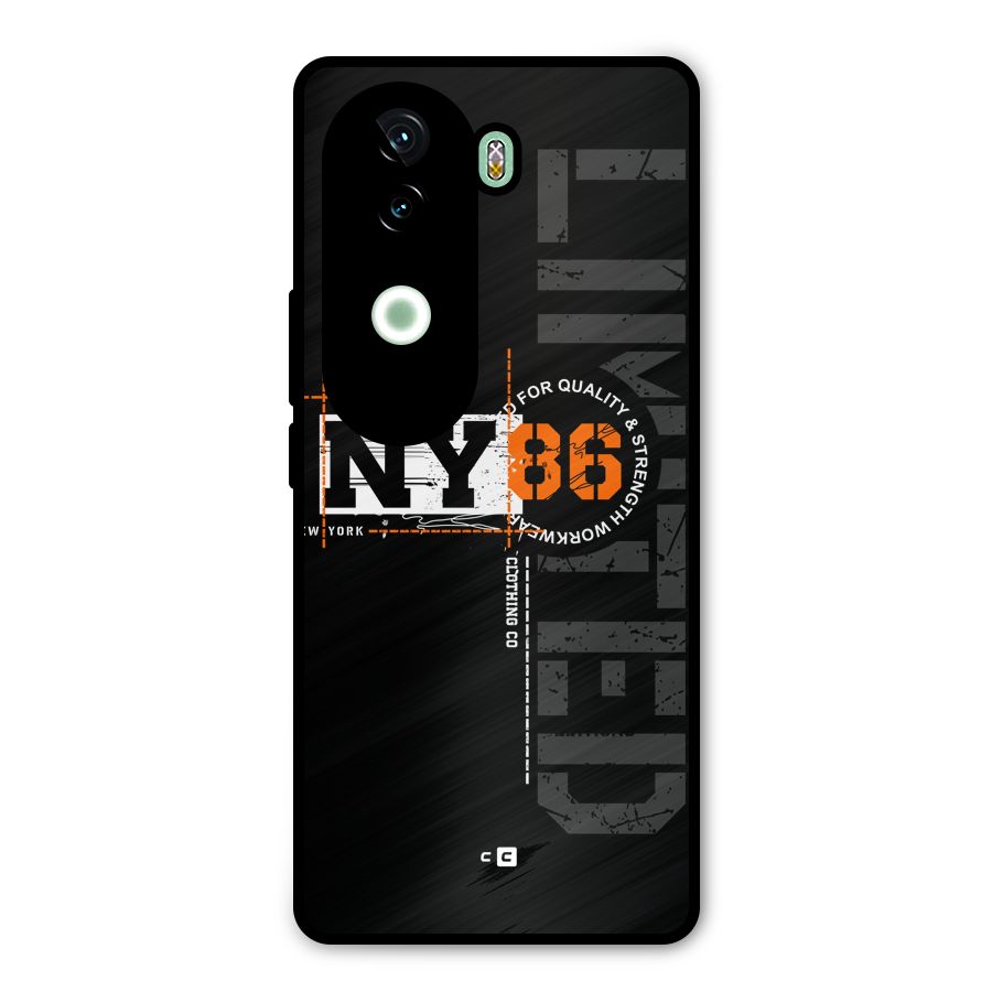 New York Limited Metal Back Case for iQOO Z9s