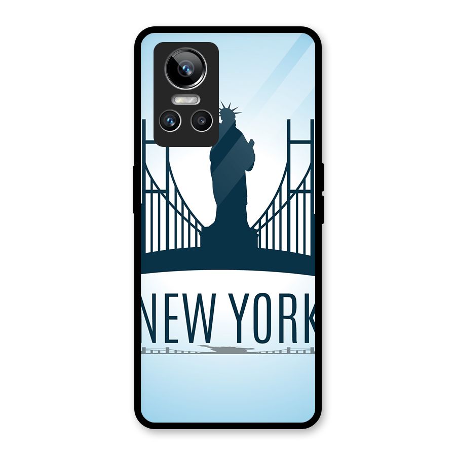 New York Skyline Glass Back Case for Realme GT Neo 3
