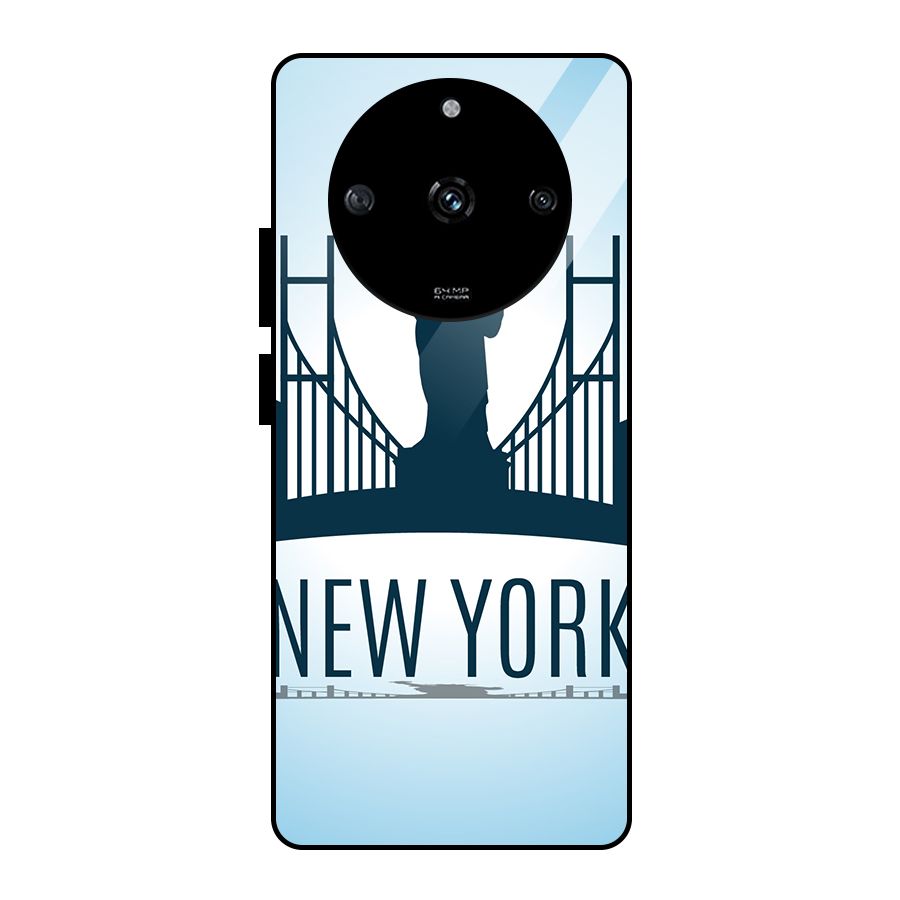 New York Skyline Glass Back Case for Realme Narzo 60 5G