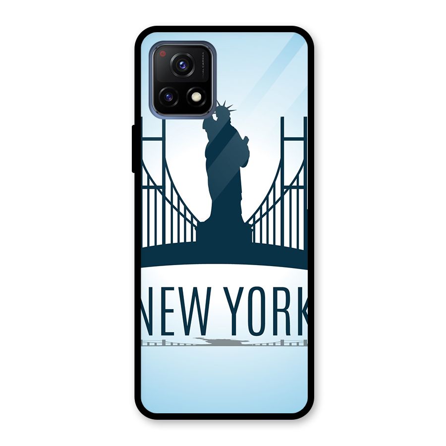 New York Skyline Glass Back Case for Vivo Y72 5G