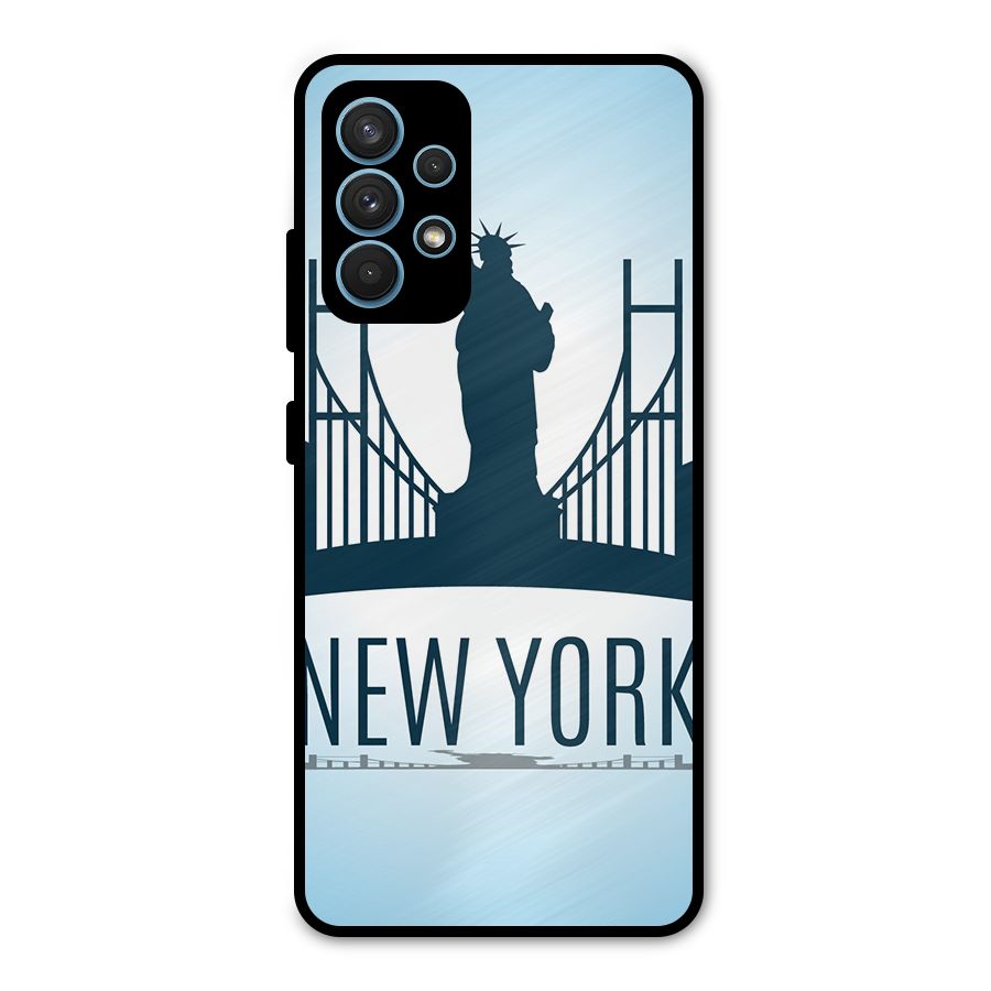 New York Skyline Metal Back Case for Galaxy A32