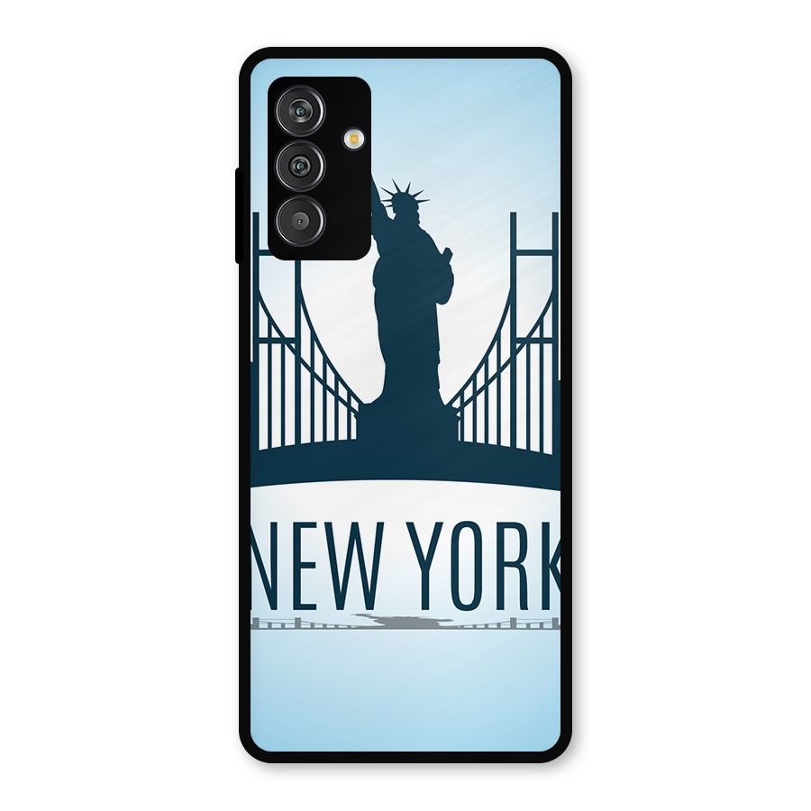 New York Skyline Metal Back Case for Galaxy F13