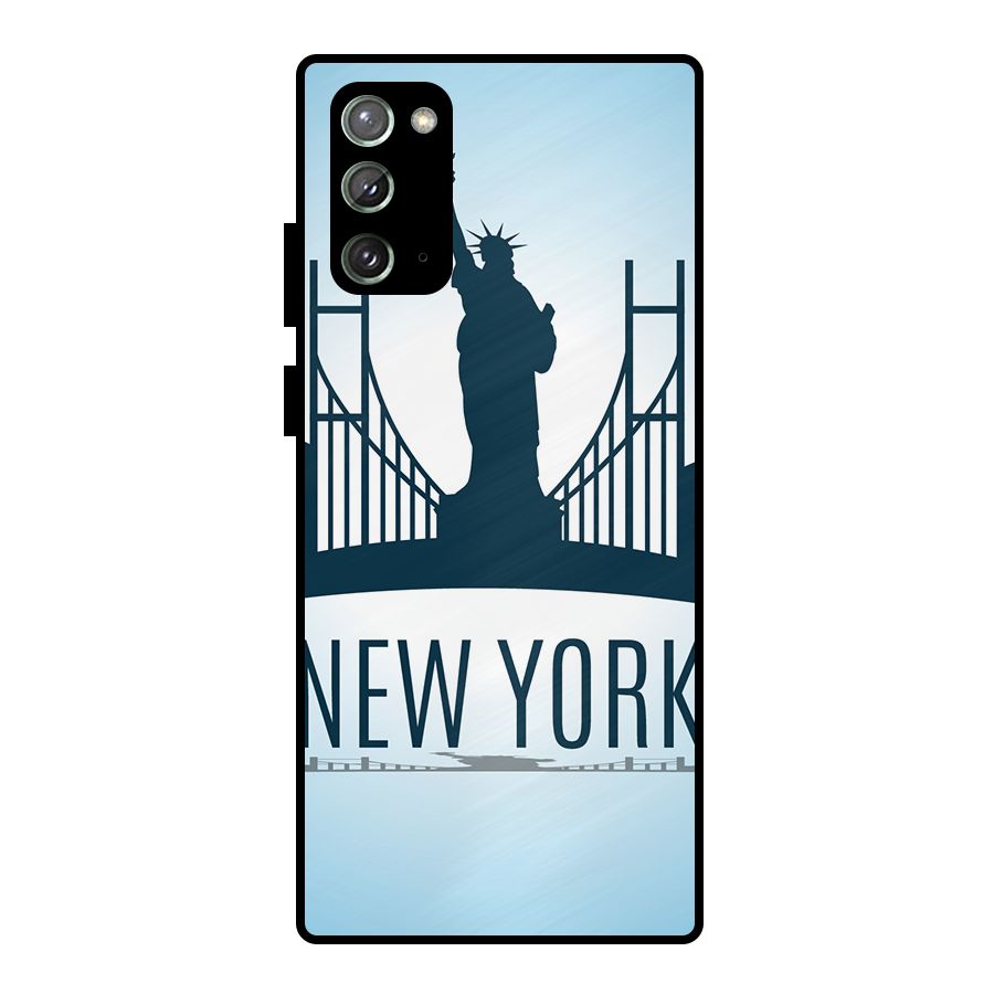 New York Skyline Metal Back Case for Galaxy Note 20