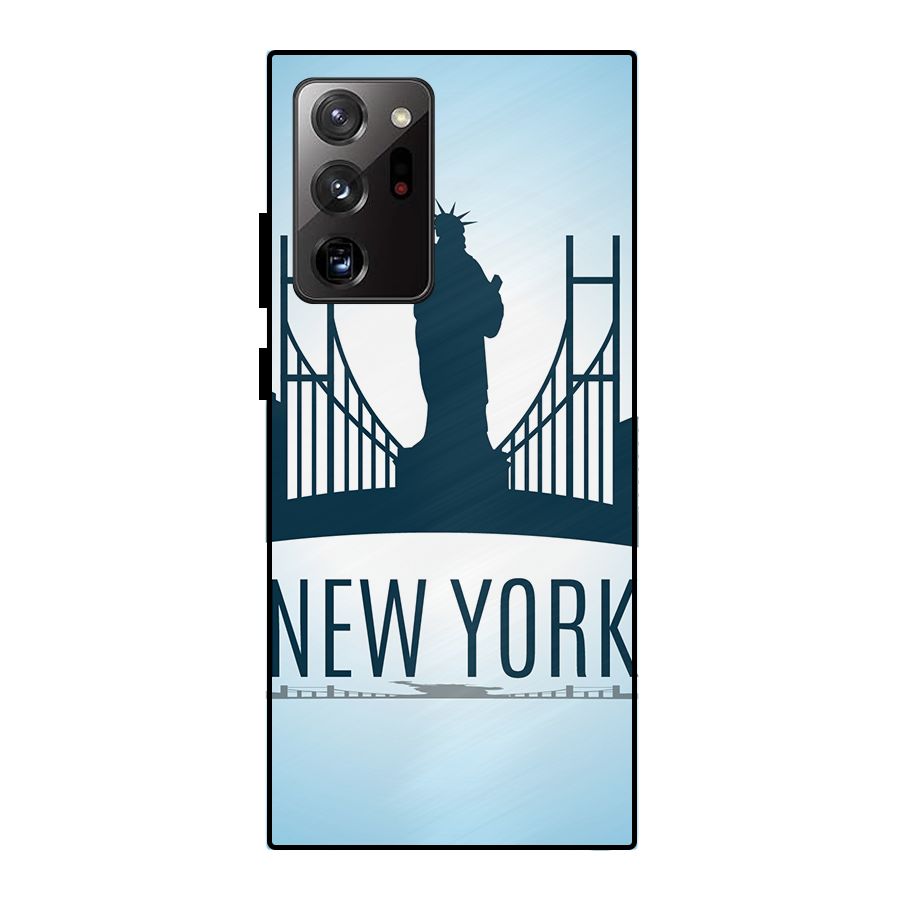 New York Skyline Metal Back Case for Galaxy Note 20 Ultra 5G