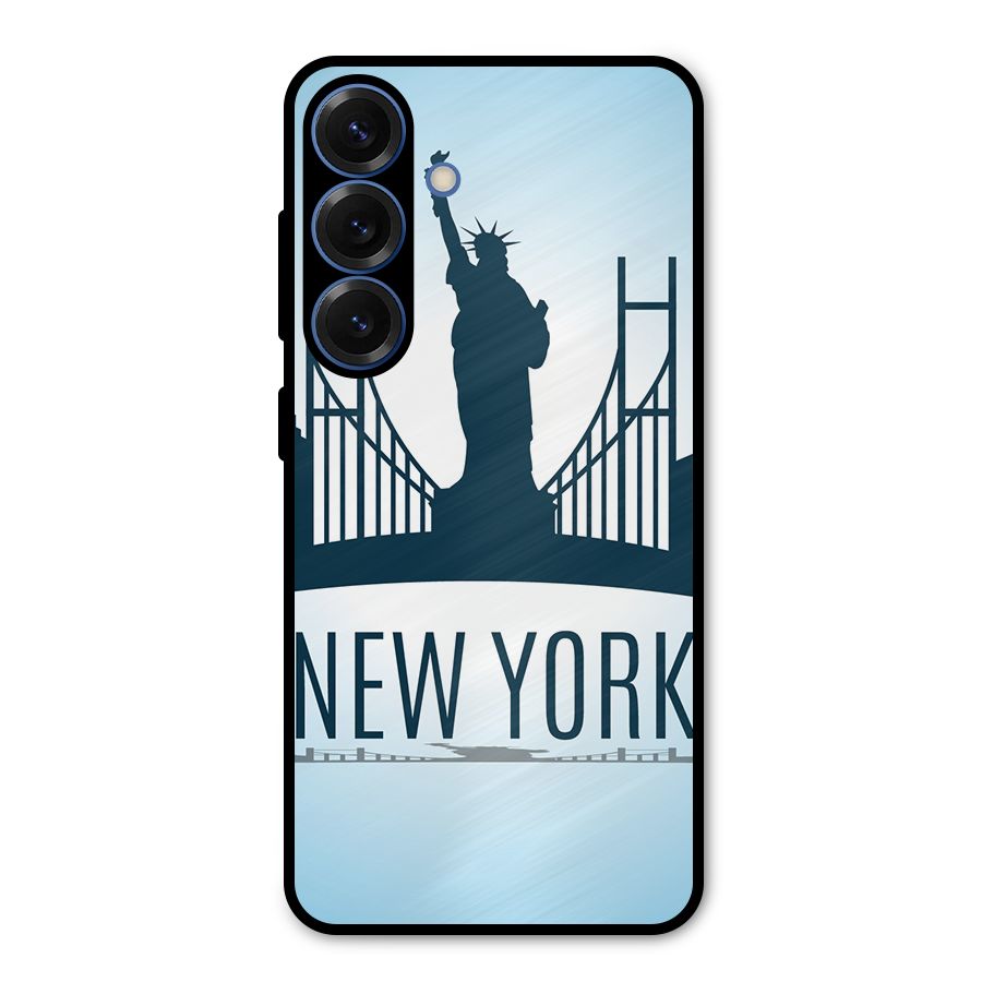 New York Skyline Metal Back Case for Galaxy S25