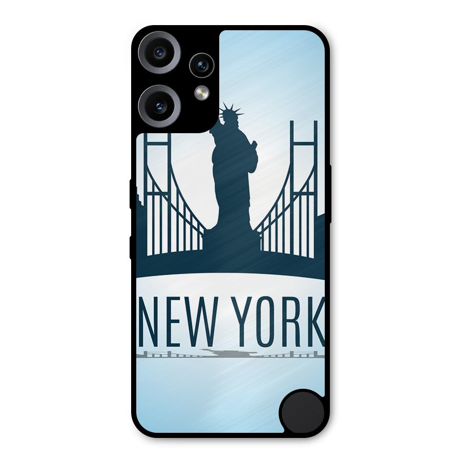 New York Skyline Metal Back Case for Nothing CMF Phone 2 Pro