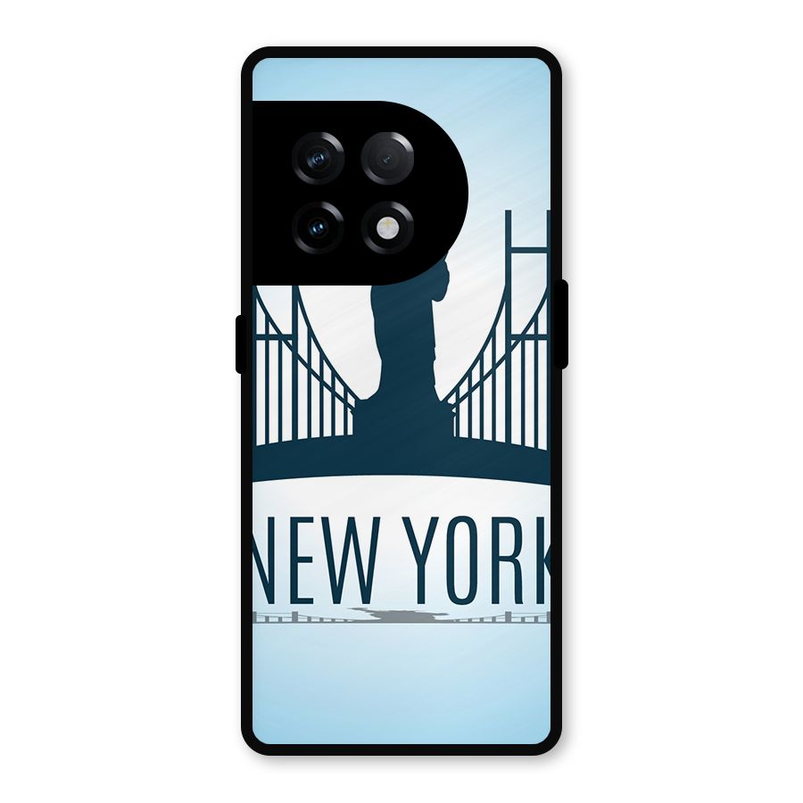 New York Skyline Metal Back Case for OnePlus 11R