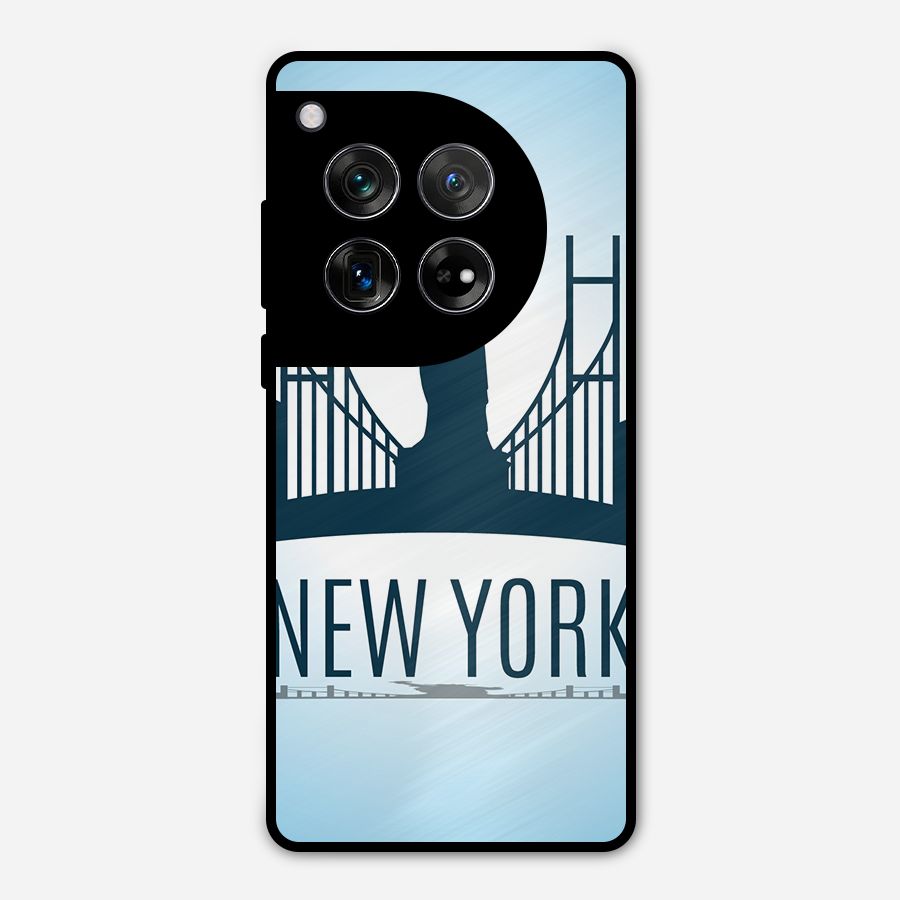 New York Skyline Metal Back Case for OnePlus 12