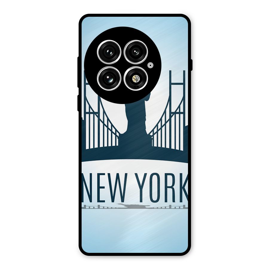 New York Skyline Metal Back Case for OnePlus 13